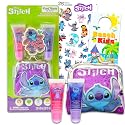 Stitch Lip Gloss Tubes - Bundle with 2 Lilo & Stitch Lip Gloss in Assorted Flavors for Party Favors Plus Coin Purse, Stickers, More | Lilo & Stitch
