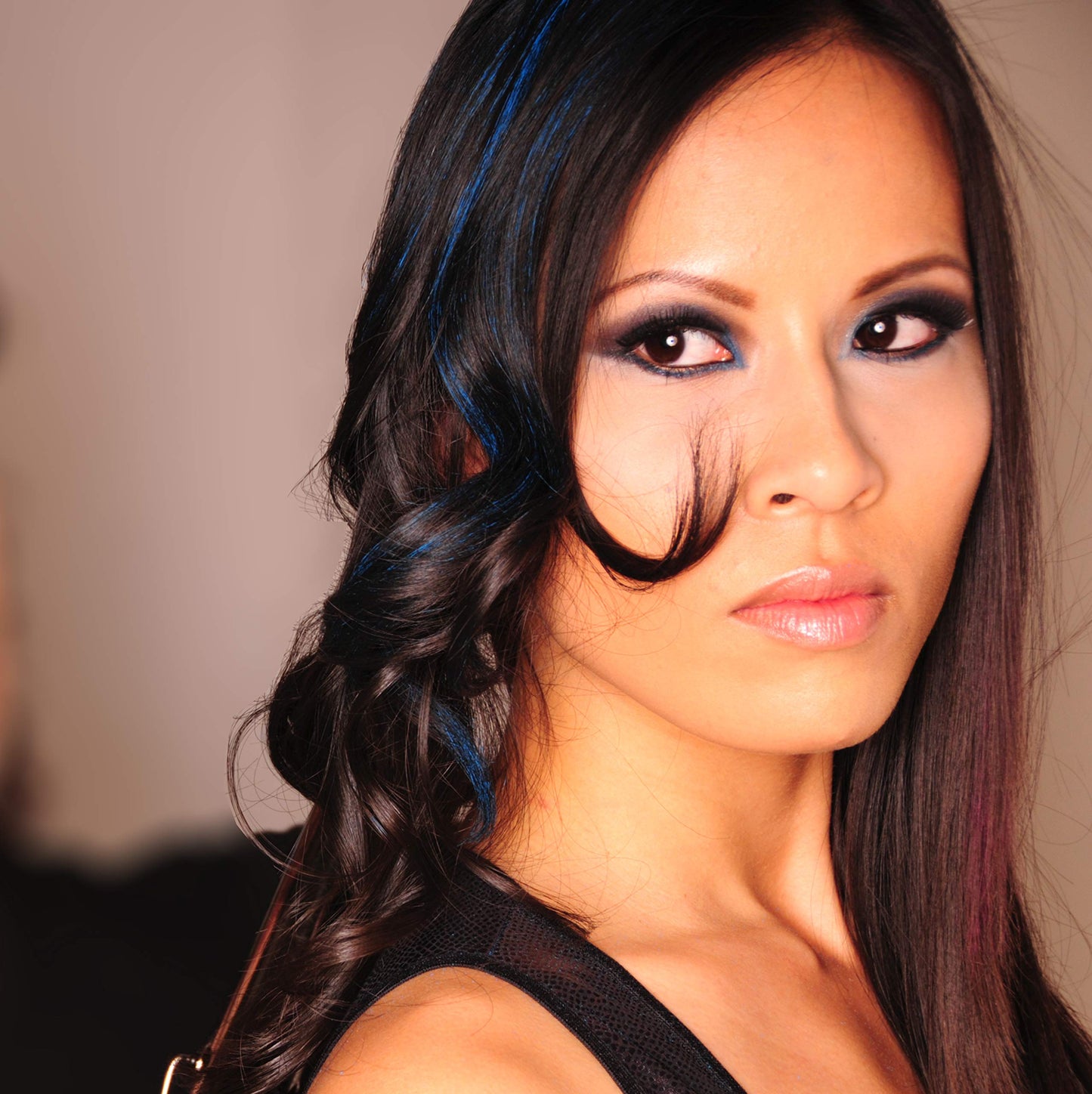 Colorme Root Touch Up Temporary Hair Mascara to color and Blend Semi Permanent Dye regrowth. Washes Out (BLUEBERRY)