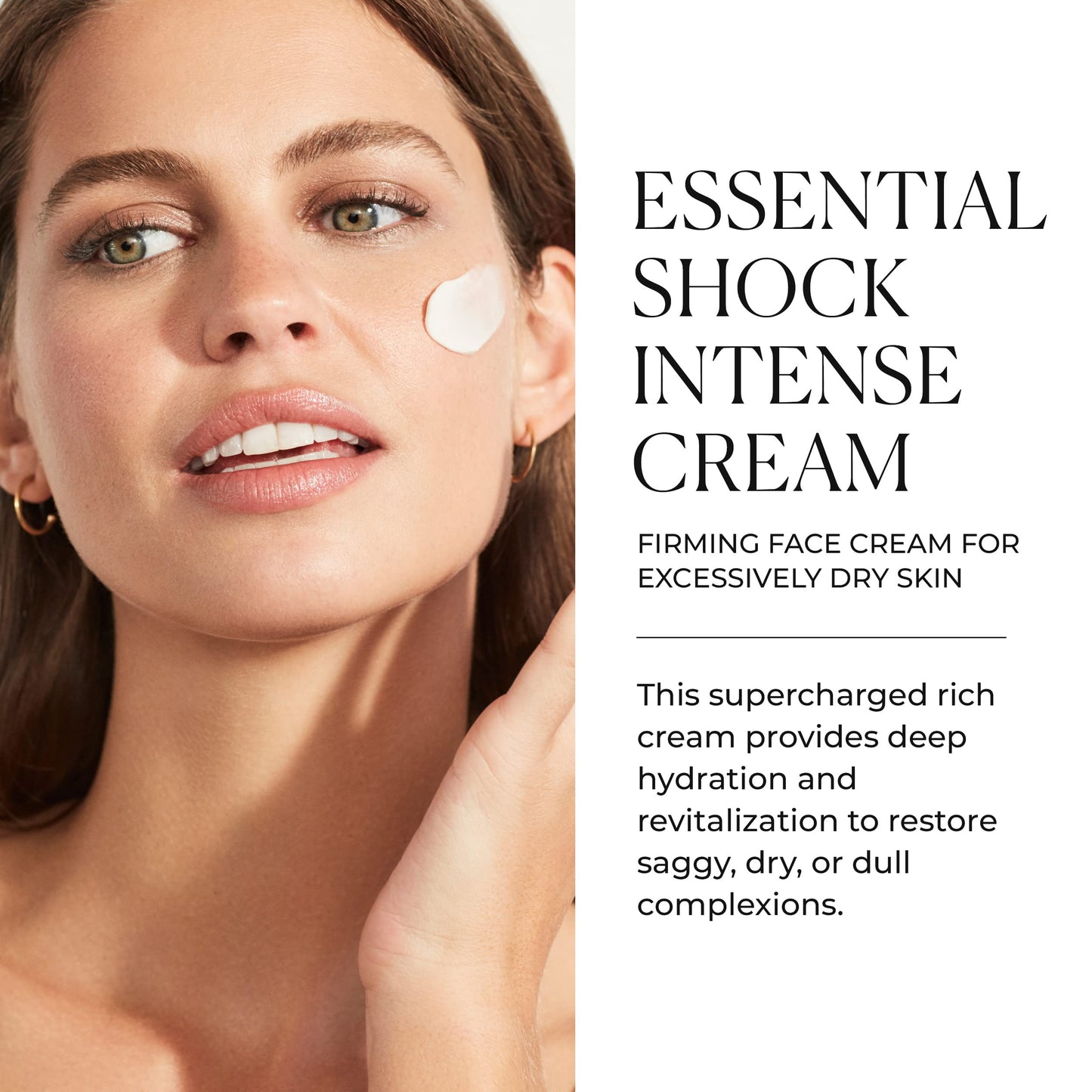 Natura Bissé Essential Shock Intense Cream, Rich Firming Face Cream, Nourishes, Firms & Rejuvenates, For Dry & Normal Skin, 2.5 Oz