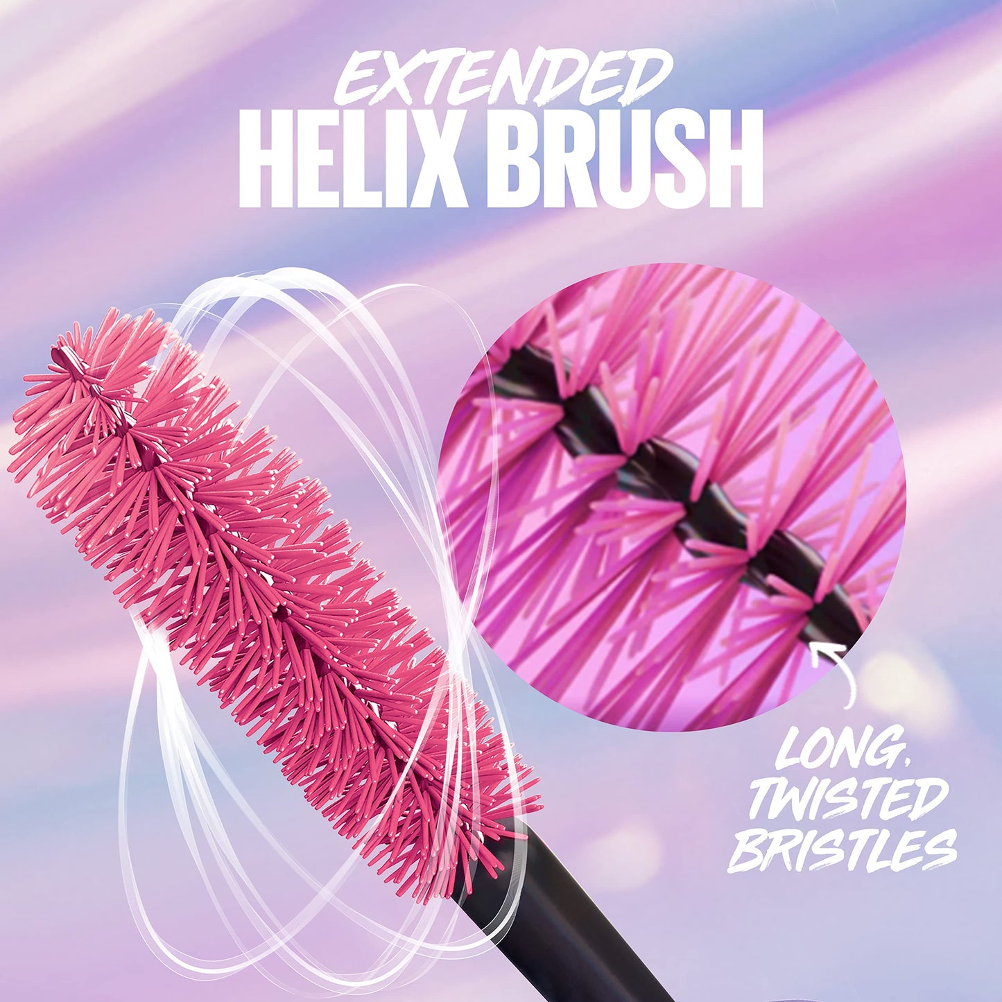 Maybelline The Falsies Surreal Extensions Washable Mascara, Volumizing, Lengthening Mascara Make Up, Very Black, 1 Count