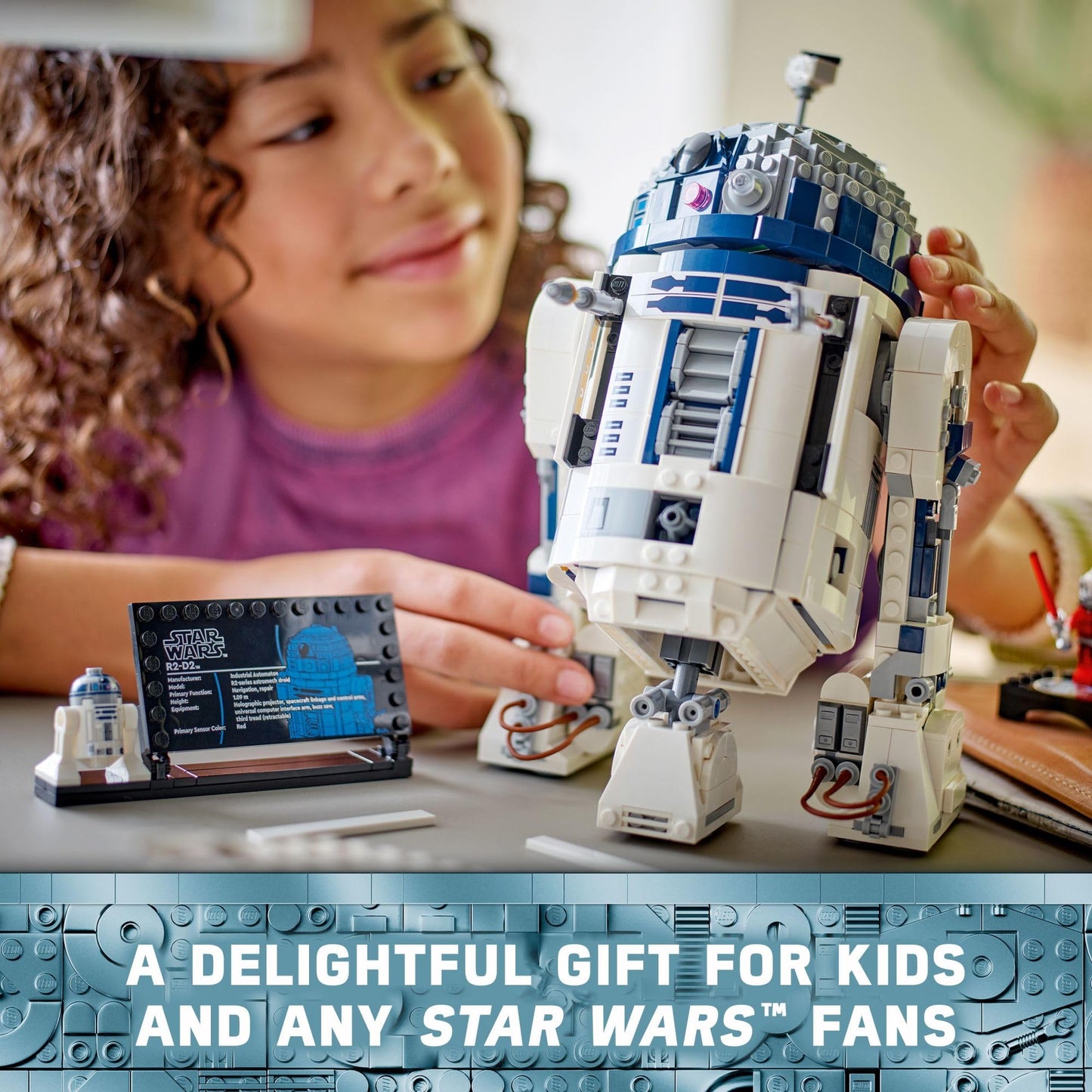 LEGO Star Wars R2-D2 Building Toy Set 75379 with 25th Anniversary Darth Malak Minifigure, Display or Play Model for Kids Ages 10+