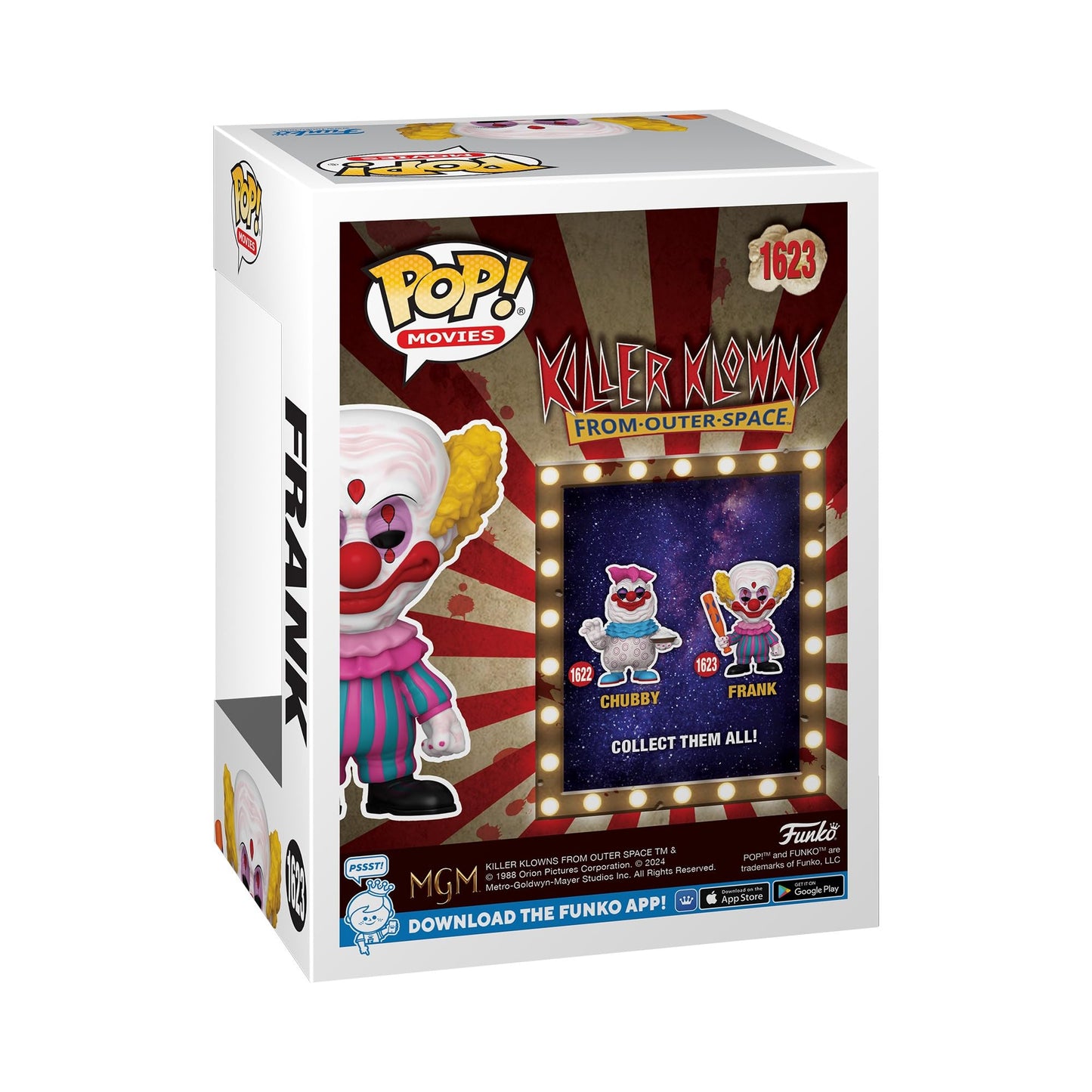 Funko POP! Movies: Killer Klowns from Outer Space - Frank - Collectable Vinyl Figure - Gift Idea - Official Merchandise - for Kids & Adults - Horror…