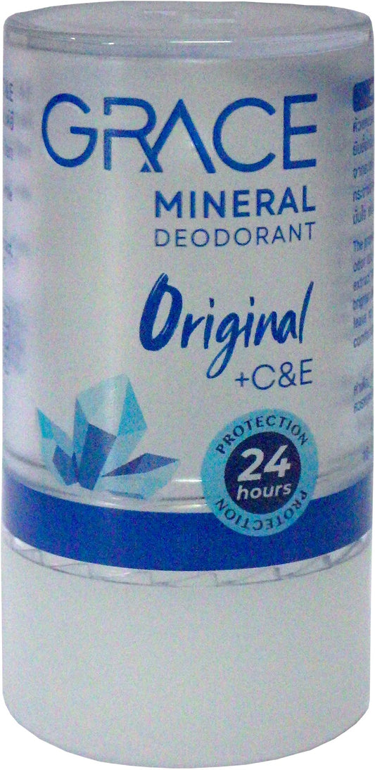 1 Pc. of Bedront Natural Deodorant 70g Alum Stone, No Perfume, No Alcohol, No Parabens, No Aluminum Chlorohydrate. Pure & Natural. Made in Thailand. Beauty and Personal Care Bedront