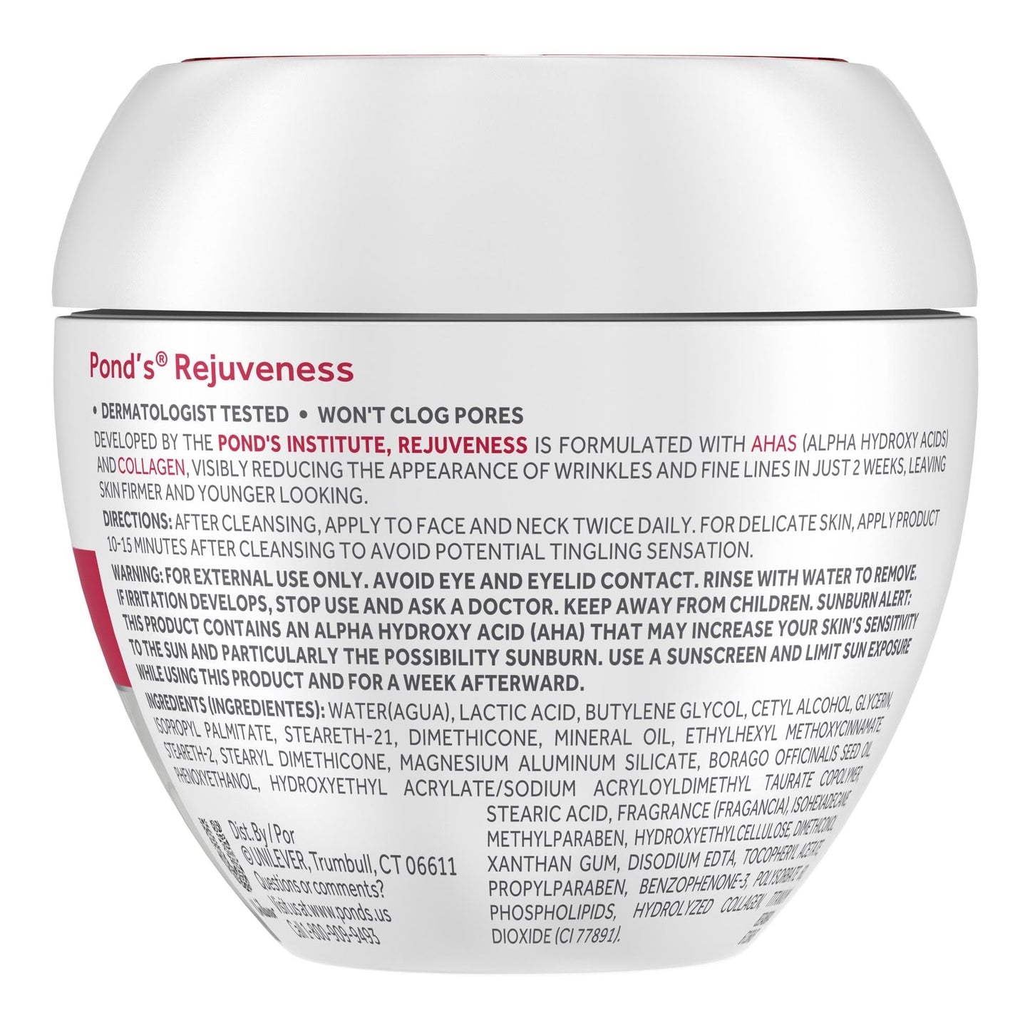 Ponds Rejuveness Anti-Wrinkle Cream 7 Ounce (207ml) (Pack of 2)
