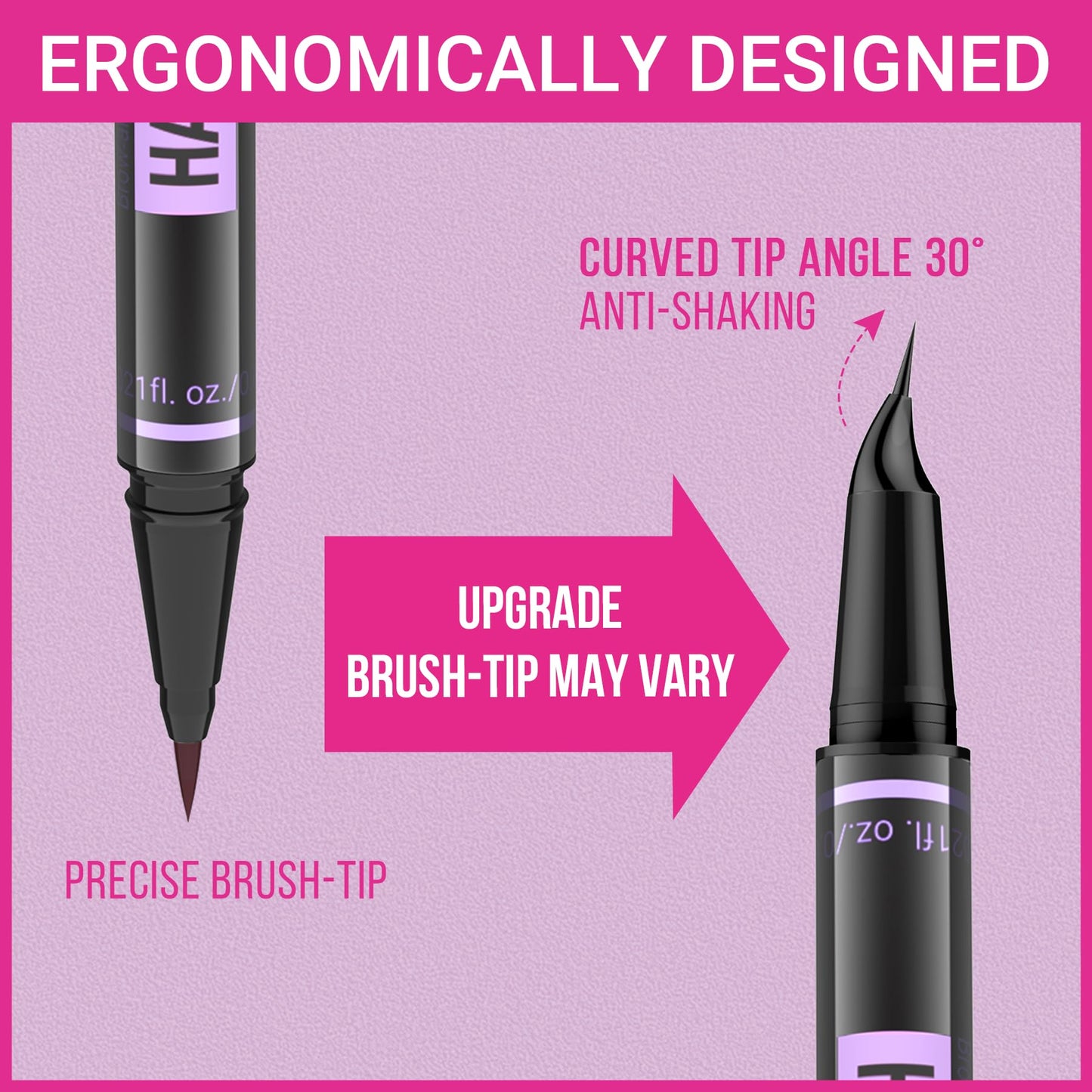 iMethod Eyebrow Pen - Eyebrow Pencil Magic 2-in-1 Eye Brow Pencils for Women with 4-Fork-Tip and Precise Brush-Tip Create Natural Hair-Like Brows Beauty and Personal Care iMethod