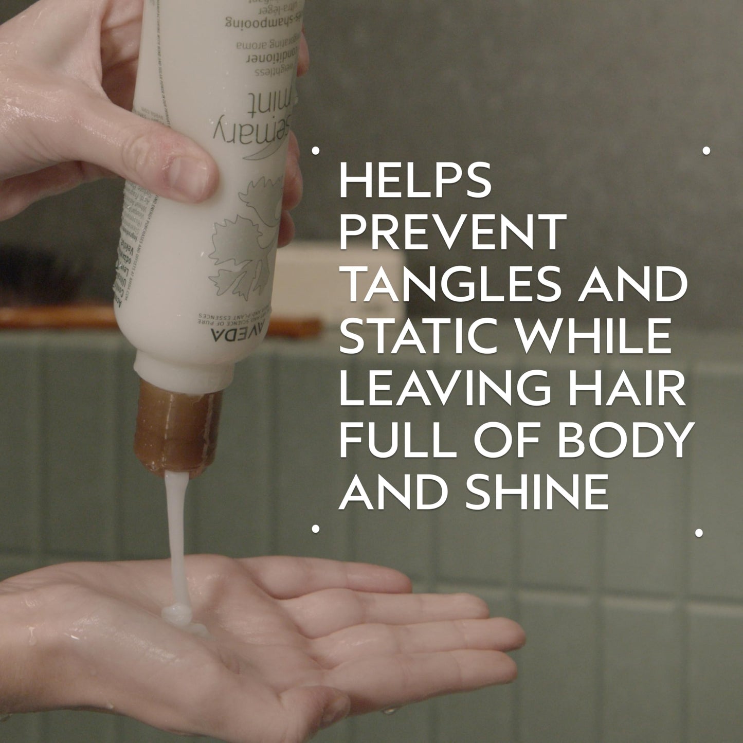 Aveda Rosemary Mint Weightless Conditioner | Lightweight Daily Conditioner | Adds Body & Shine| for Normal to Oily Hair, Fine to Medium Hair Types |
