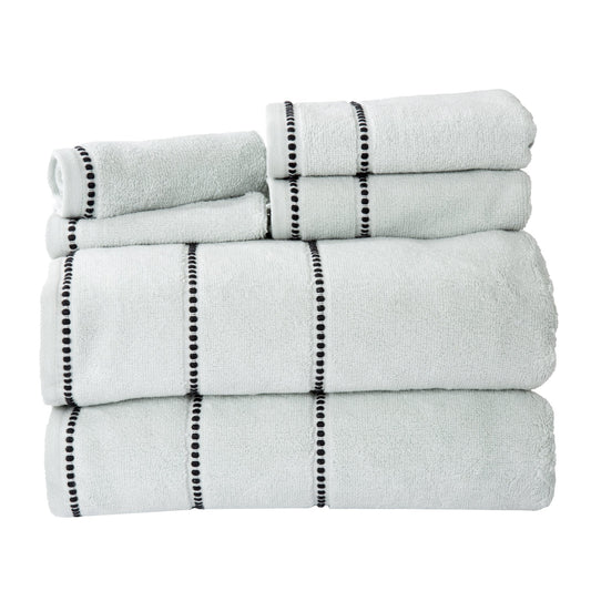 Lavish Home 6 Piece Bathroom Towels Set - 525GSM 100% Cotton Bathroom Essentials - 2 Bath Sheets, 2 Hand Towels, and 2 Wash Cloths for Bath, Shower…