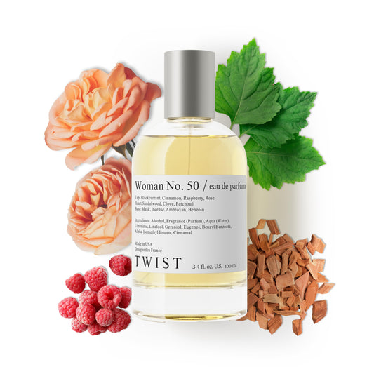 Twist Woman No. 50 - Eau De Parfum Inspired by Portrait of A Lady, Long Lasting Perfume For Women, Paraben Free, Vegan, Clean Ingredients, Fragrance Beauty & Personal Care HOUSE OF TWIST