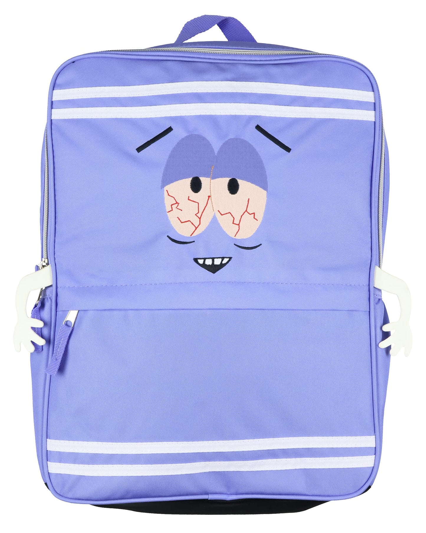 INTIMO South Park Towelie Embroidered Face Design Backpack Tech Sleeve Laptop Travel Book Bag