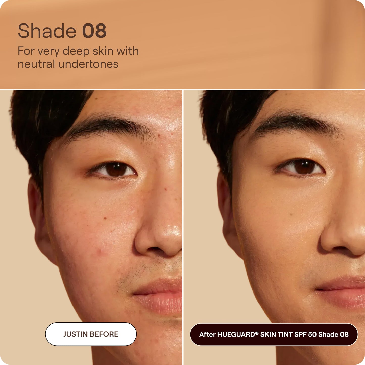 Live Tinted Hueguard Tinted Sunscreen SPF 50 - Mineral Sunscreen for Face, Skin Tint with Buildable Coverage, Dewy Glow Finish, Hydrating, Vegan
