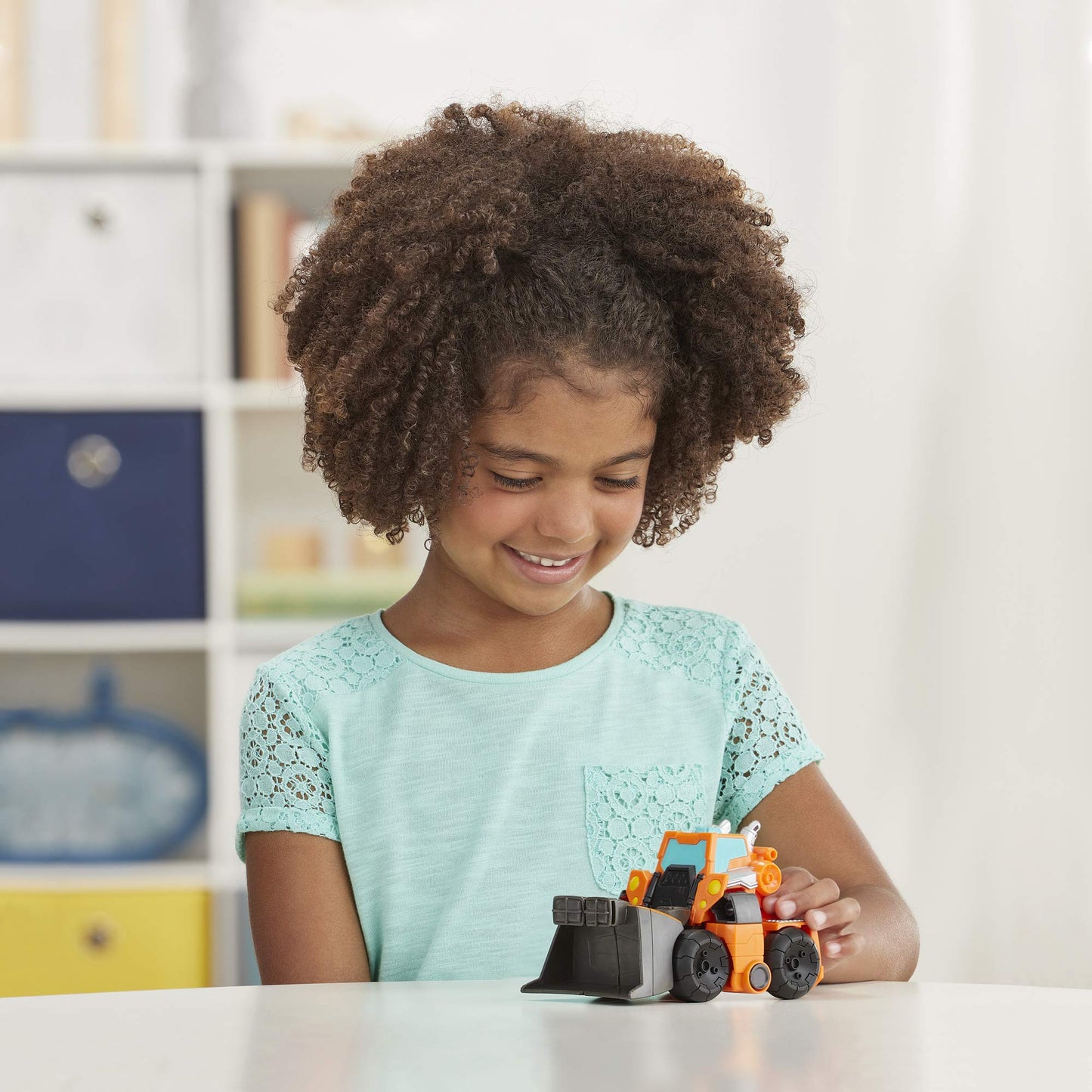 Transformers Playskool Heroes Rescue Bots Academy Wedge The Construction-Bot Converting Toy Robot, 6-Inch Collectible Action Figure for Kids Ages 3…