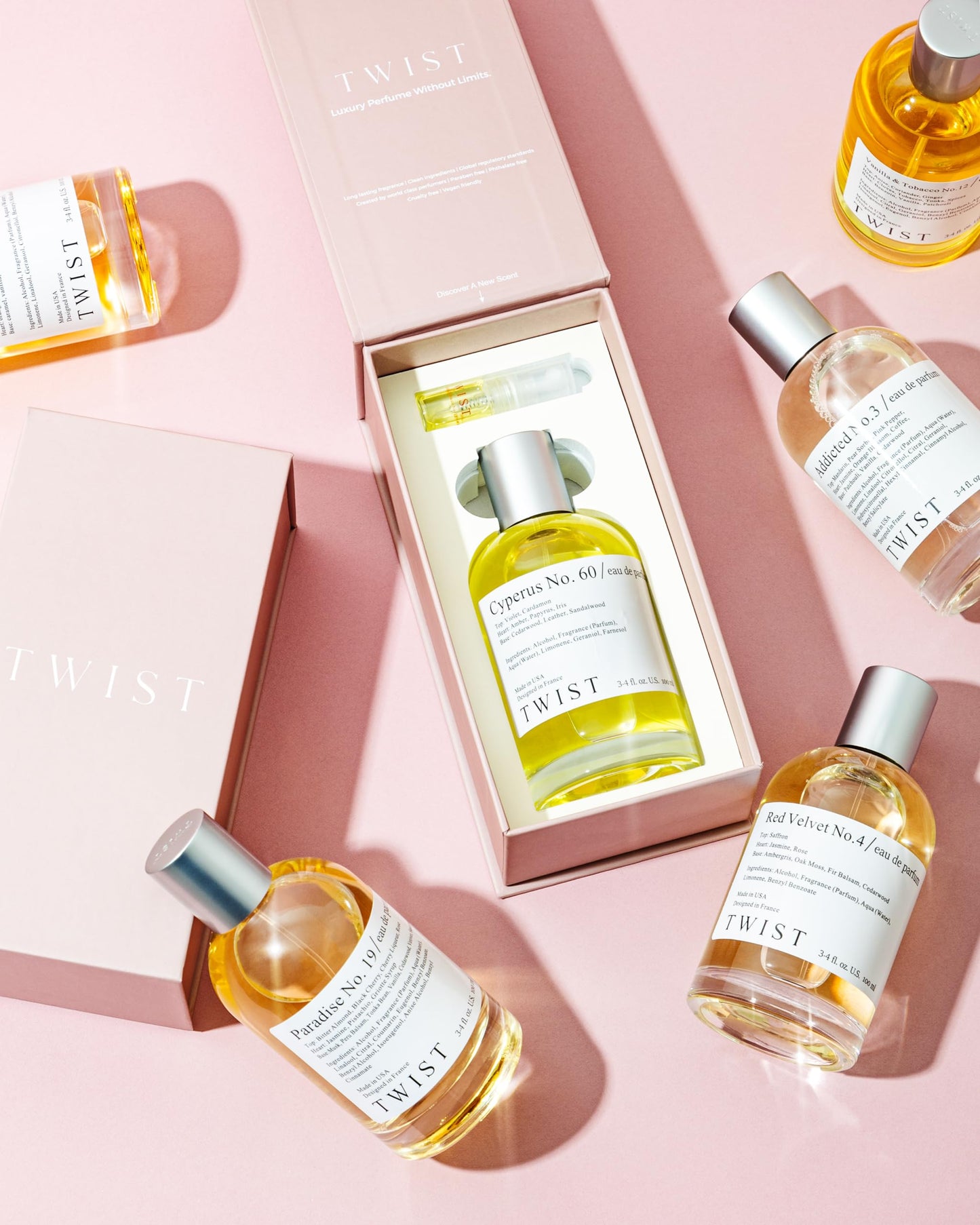 Twist Vanilla Gold No. 151- Inspired by Matieres Premieres Vanilla Powder, Long-Lasting Perfume for Women and Men, Vegan, Clean Ingredients, Coconut