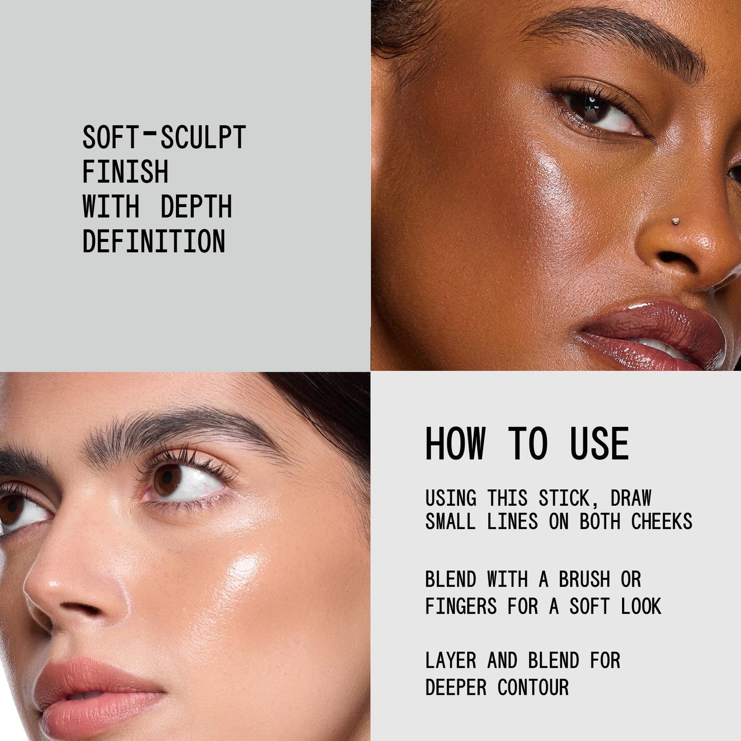 about-face Beach Freak Bronzer Stick Beach Baby- Ultra-Creamy, Vegan Bronzer & Contour Stick with Skincare Benefits - Dewy Finish - Hydrating Formula