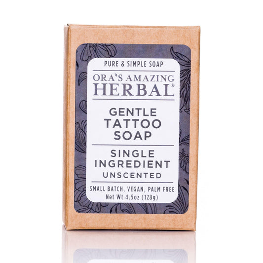 Tattoo Soap, Unscented, Made in the USA, Ora’s Amazing Herbal Beauty & Personal Care Ora's Amazing Herbal
