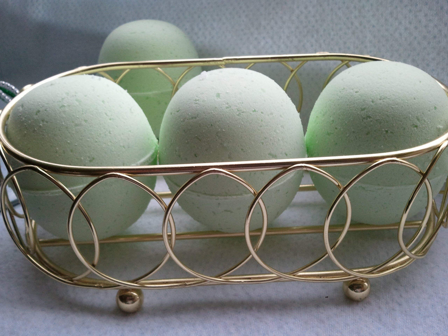 Spa Pure Cucumber Melon Bath Bombs - 3 XL Fizzies, Handmade in The USA with Shea, Mango and Cocoa Butter, Ultra Moisturizing, Great for Dry Skin…