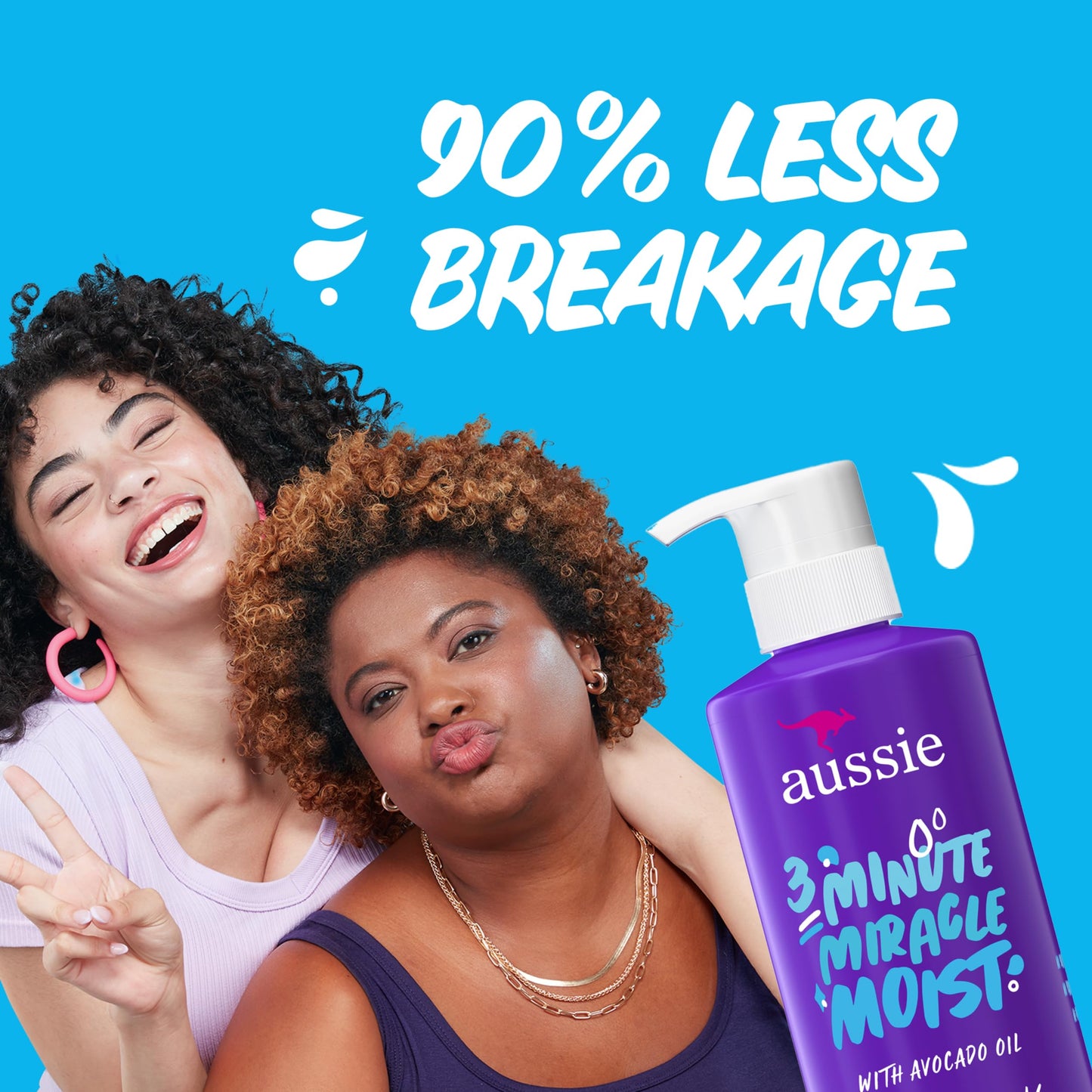 Aussie 3 Minute Miracle Moist Deep Conditioner for Dry Hair, Avocado & Jojoba Oil, Safe for Color Treated Hair, Nourishing Hydration, Silky Shine Beauty and Personal Care Aussie