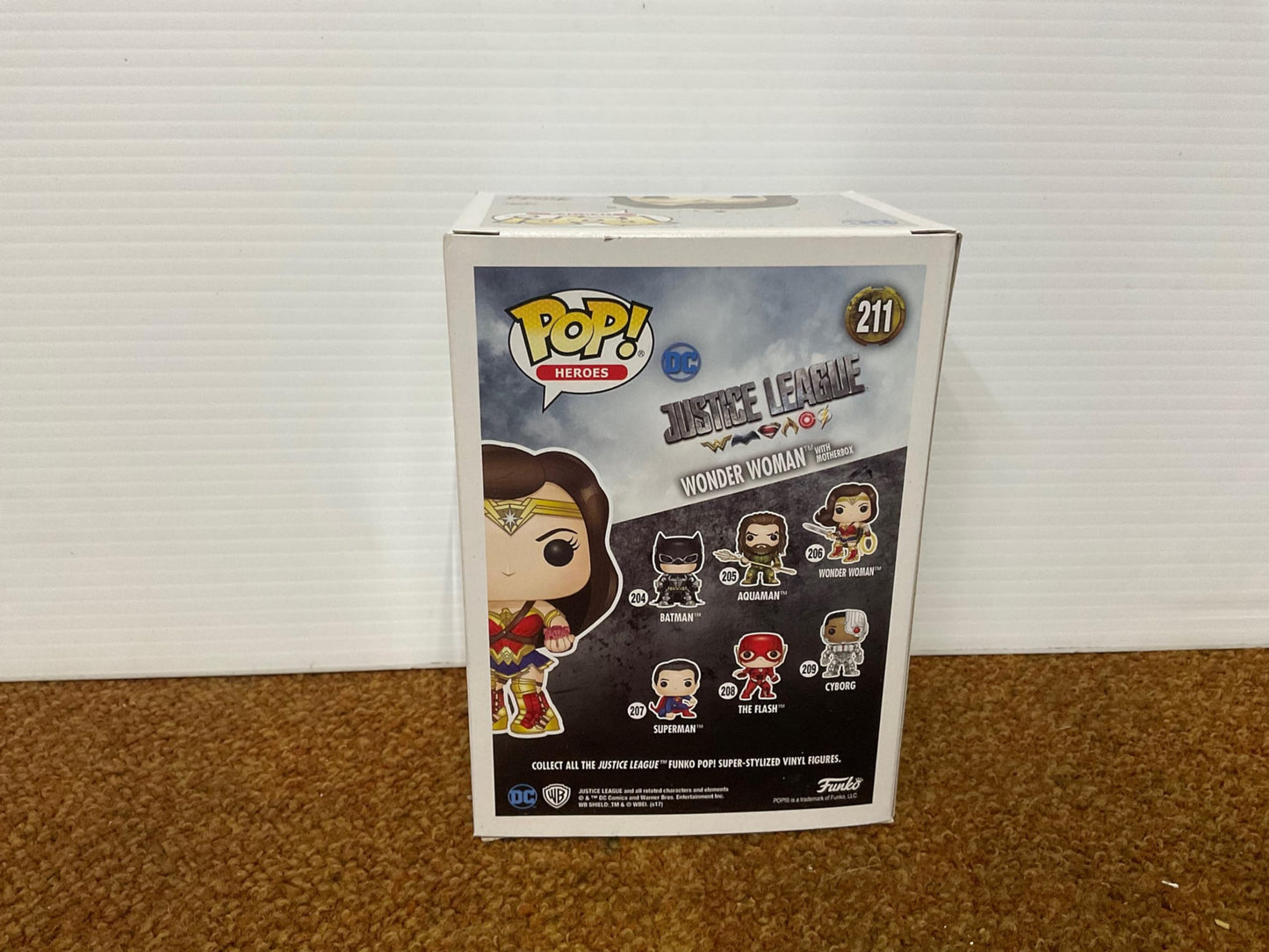 Funko 14869-PX-1TF Pop DC Justice League Wonder Woman Exclusive Vinyl Movie, Solid, Multi, one Size