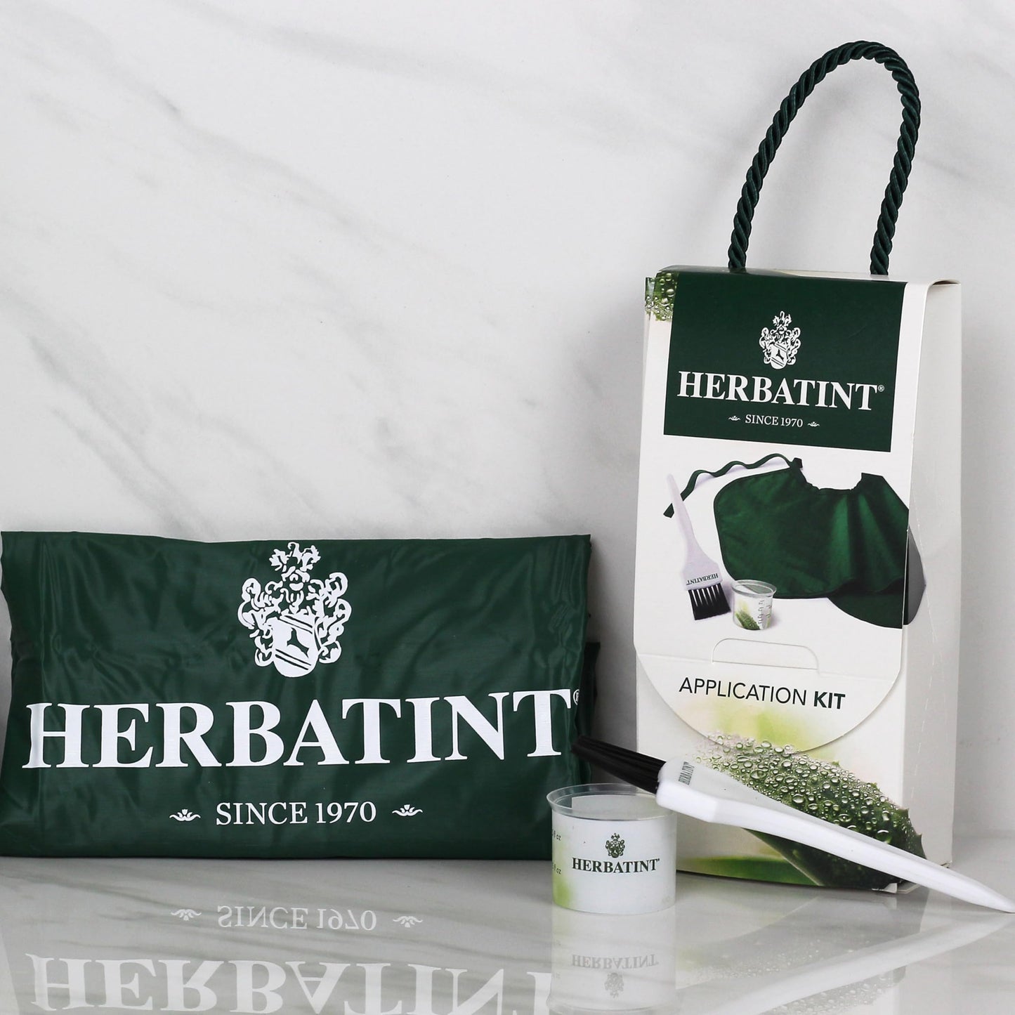 Herbatint Hair Color Application Kit - Includes Brush, Cape & Measuring Cup - Reusable, Eco-friendly Dye Application - 1 Pack