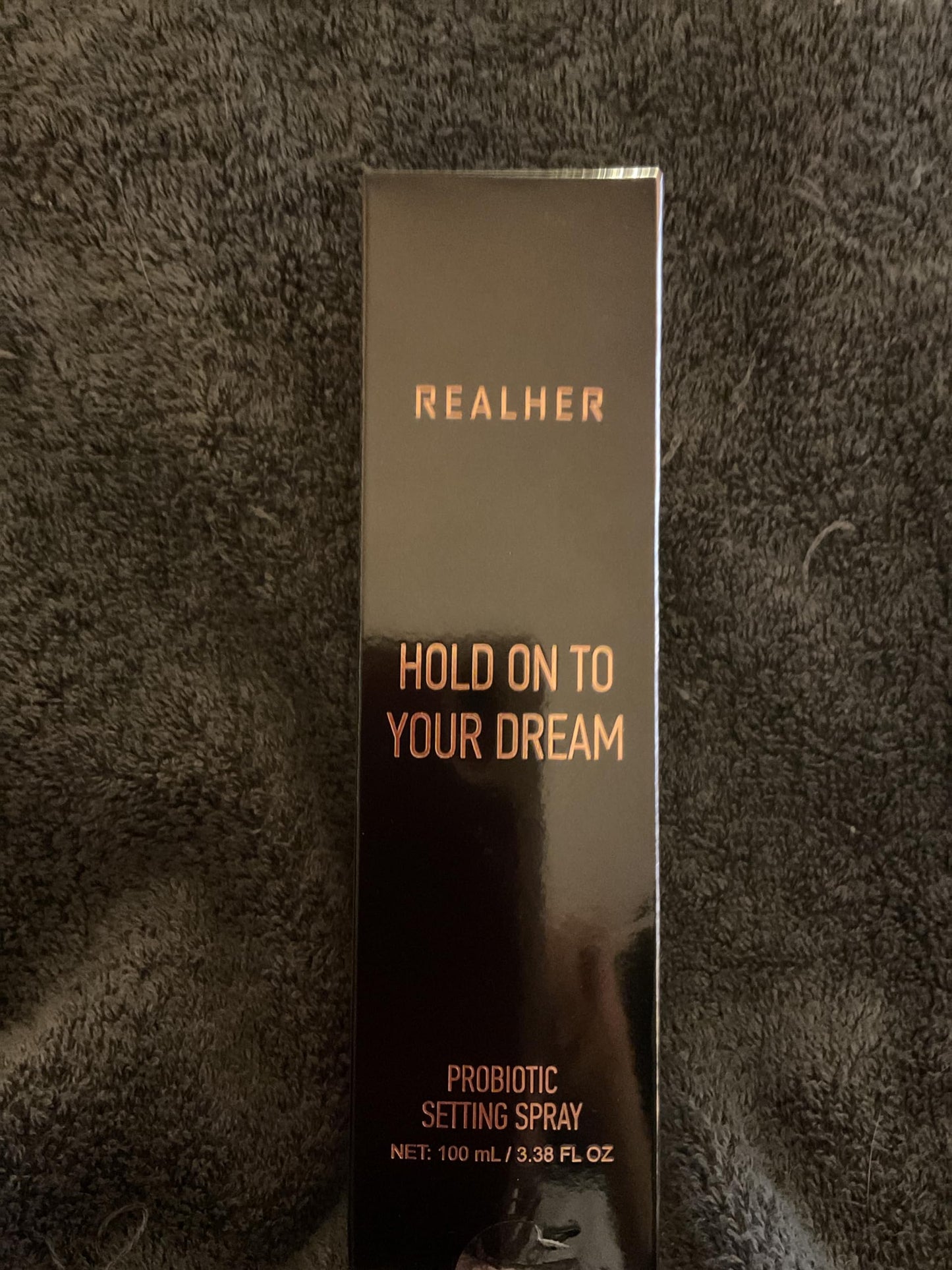 Realher Probiotic Setting Spray, Hold on to your dream, Clear