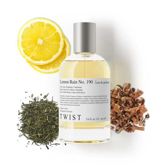 Twist Lemon Rain No. 190 - Inspired by Replica Under the Lemon Trees, Long-Lasting Perfume for Women and Men, Vegan, Clean Ingredients, Citrus & Green Beauty & Personal Care HOUSE OF TWIST