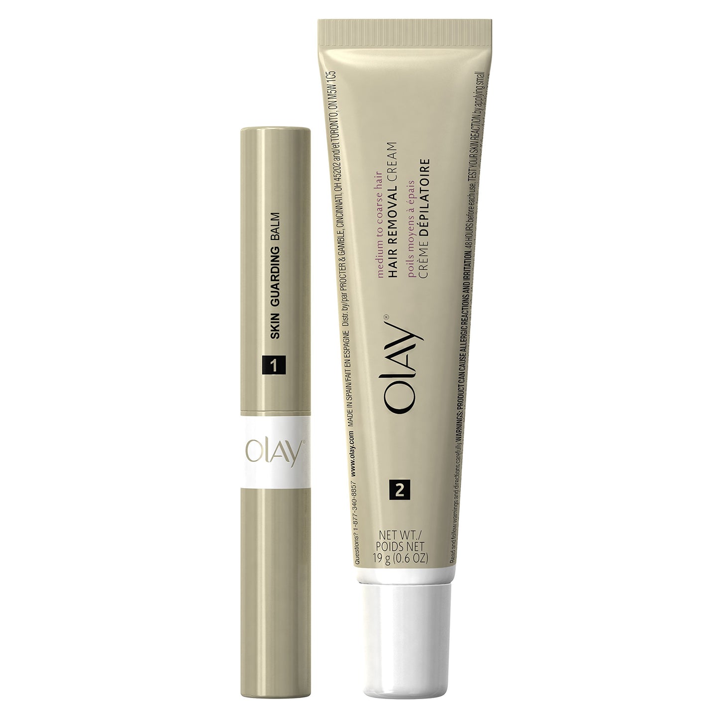 Olay Smooth Finish Facial Hair Remover For Women, Medium to Coarse Hair 1 Kit