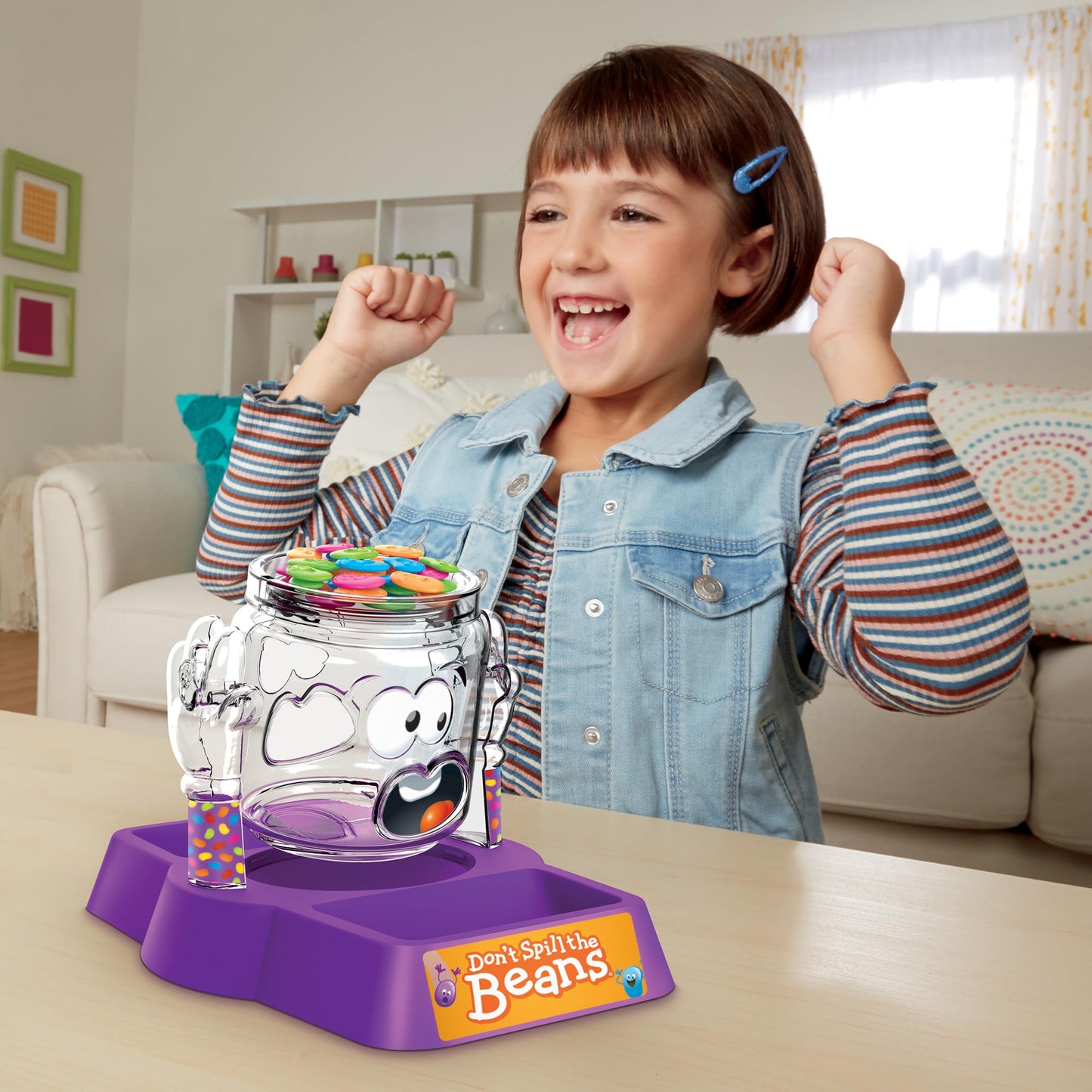 Hasbro Gaming Don't Spill The Beans Game for Kids, Easy and Fun Balancing Game for Children Ages 3 and Up, Preschool Games for 2 Players, Kids Board…