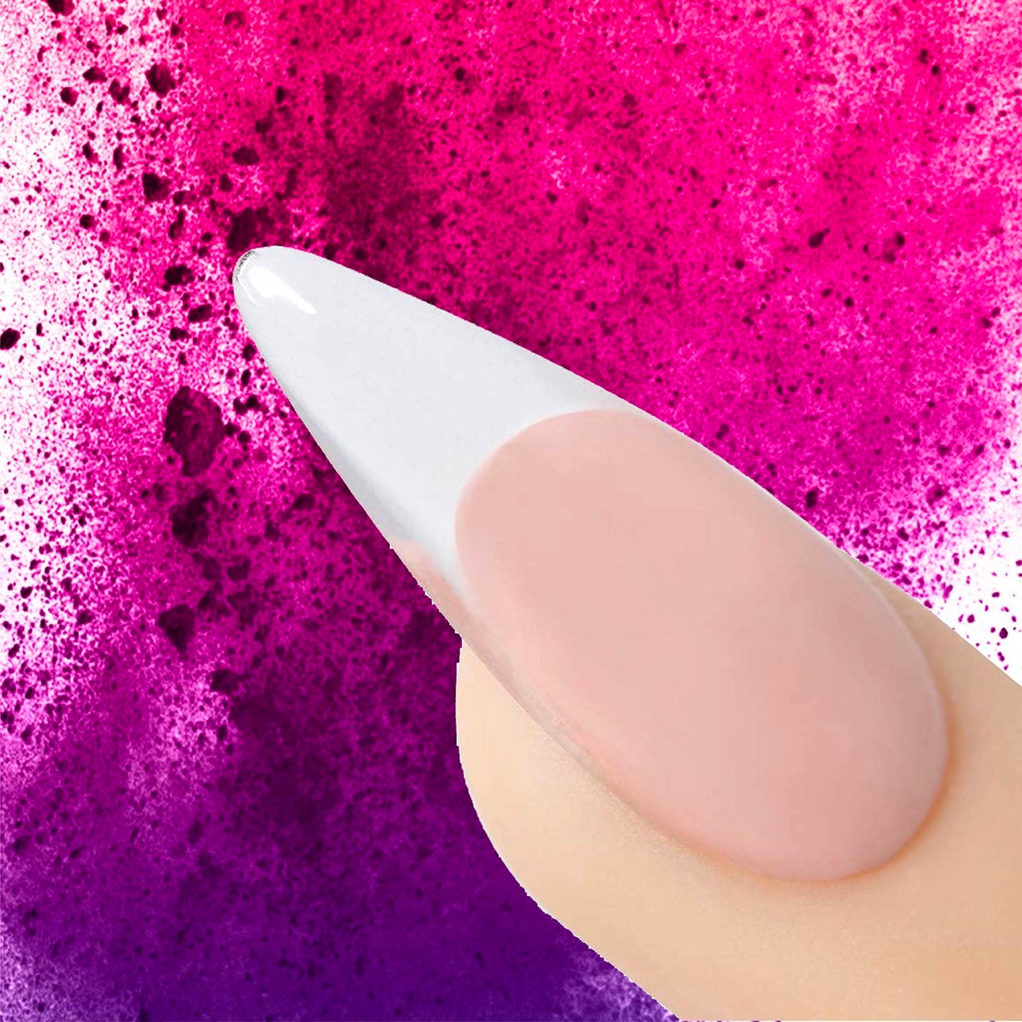 Young Nails Acrylic Core Powder - Self-Leveling Acrylic Nail Powder, Clear Nude Pink White Acrylic Powder for Nail Extenstion, Professional Grade