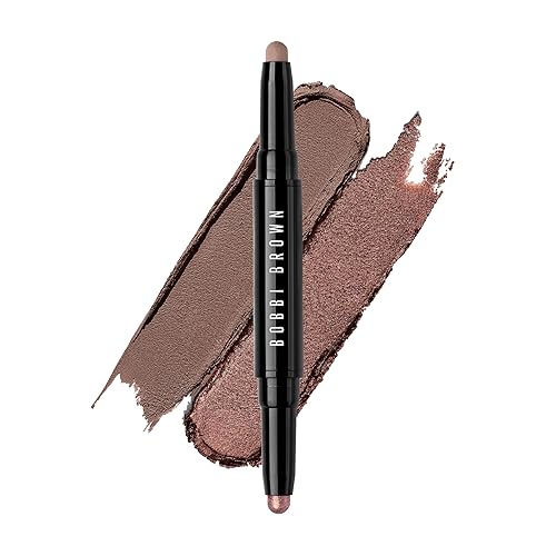 Bobbi Brown Dual-Ended Long-Wear Cream Shadow Stick | Swipe & Go Cream Eyeshadow Stick | 24-Hour Wear for Effortless Eyes, 0.06 Ounce, Pyrite/Muted