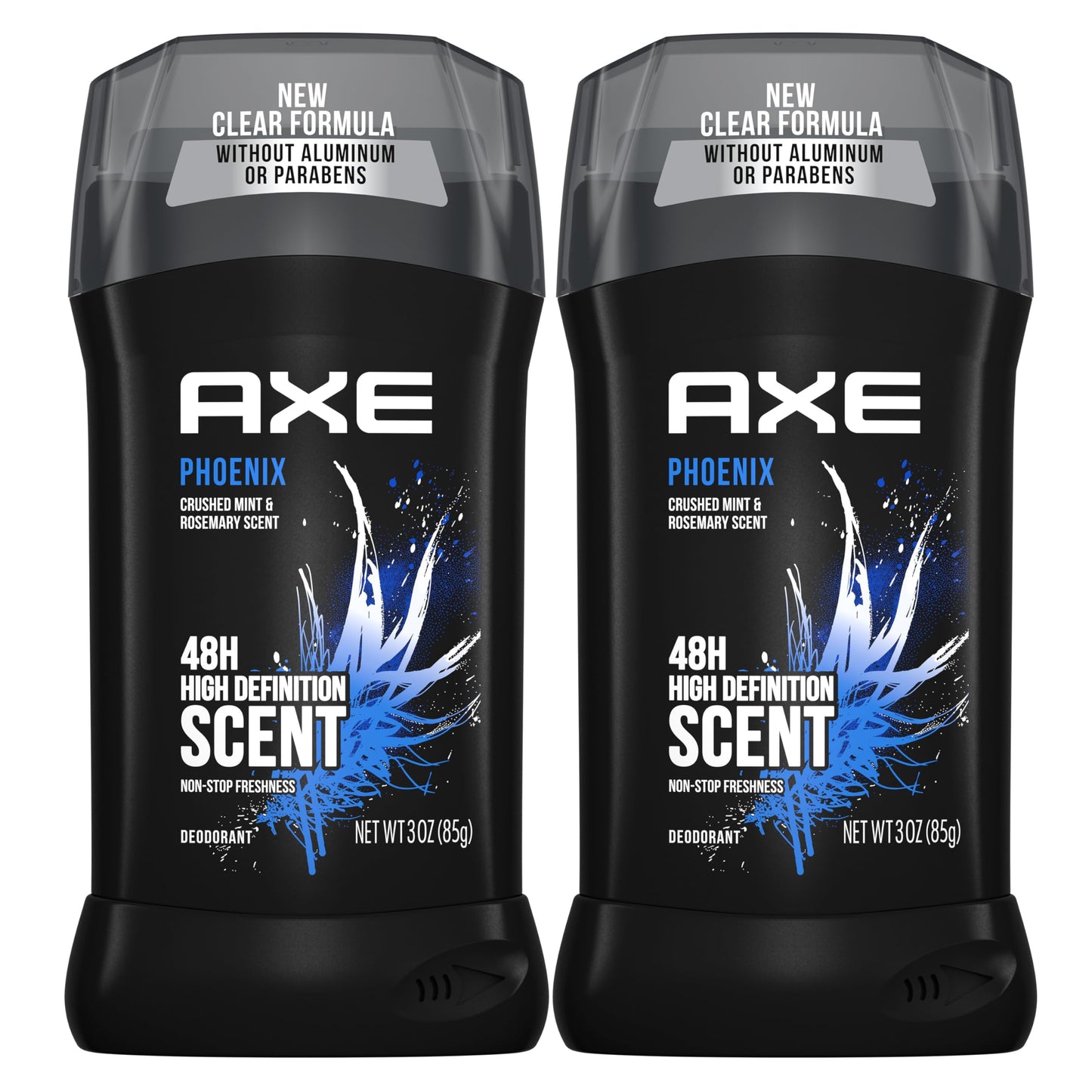 AXE Dual Action Deodorant Stick For Long Lasting Odor Protection, Phoenix Crushed Mint & Rosemary Men's Deo, Aluminum Free 3oz Twin Pack Beauty and Personal Care AXE