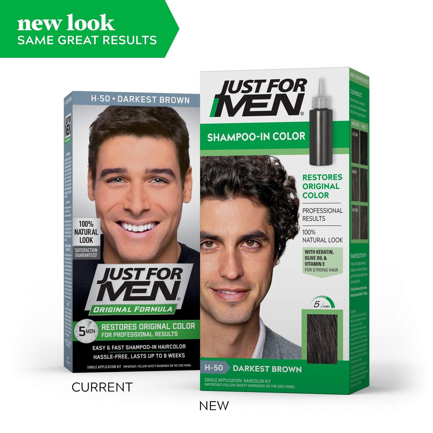 JUST FOR MEN Hair Color H-50 Darkest Brown 1 Each (Pack of 12)