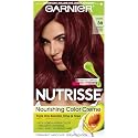 Garnier Nutrisse Nourishing Hair Color Creme, 56 Medium Reddish Brown (Sangria) (Packaging May Vary)