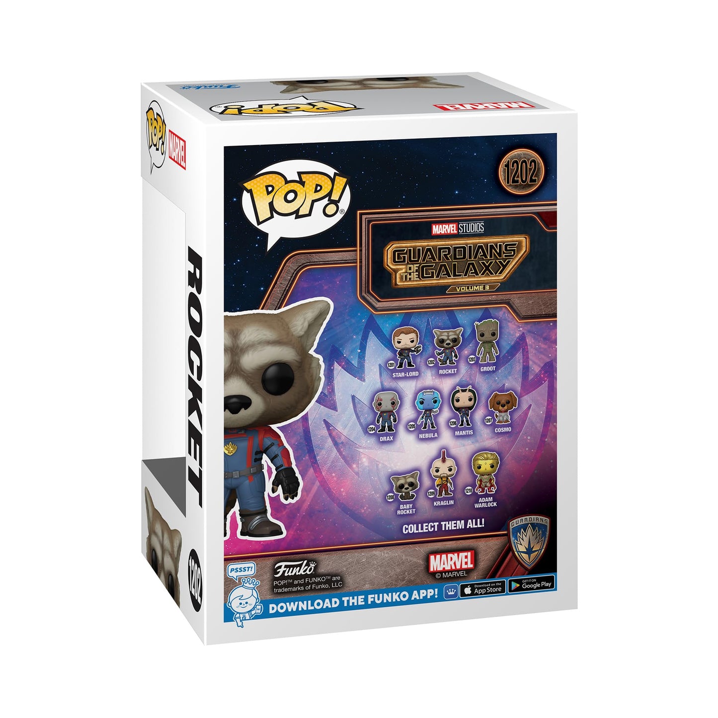 Funko POP! Vinyl: Marvel - Guardians of The Galaxy 3 - Rocket Raccoon - Collectable Vinyl Figure - Gift Idea - Official Merchandise - for Kids…