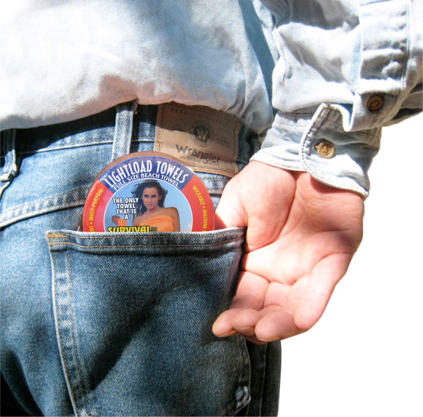 Lightload Beach Towels Compressed for Easy Travel and Storage Fast Dry Super Absorbent Multiuse 12 Pack 36x60in. 4.5 oz.