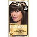 L'Oreal Paris Superior Preference Luminous Fade-Defying Permanent Hair Color, Hair Dye For Up to 9 Weeks of Radiance, Dark Ash Brown 4A, 1 Hair Dye