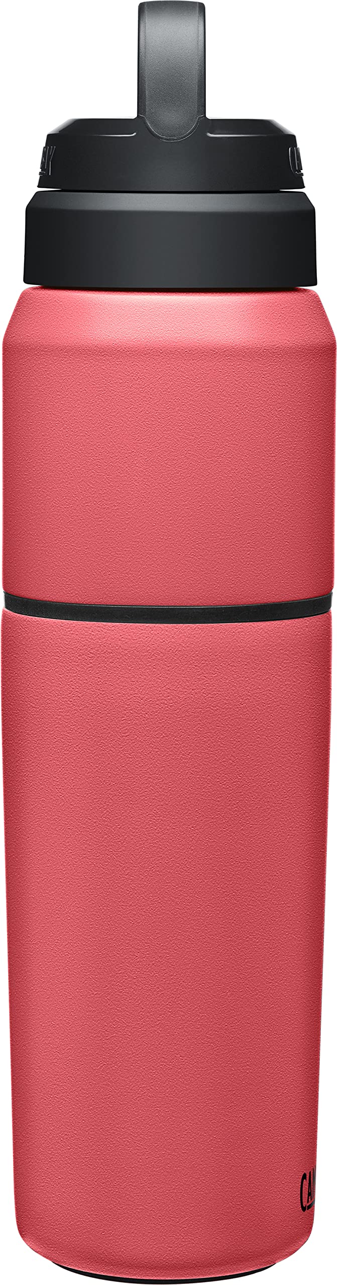 CamelBak MultiBev Water Bottle & Travel Cup - Vacuum Insulated Stainless Steel - Wild Strawberry - 22oz bottle & 16oz cup