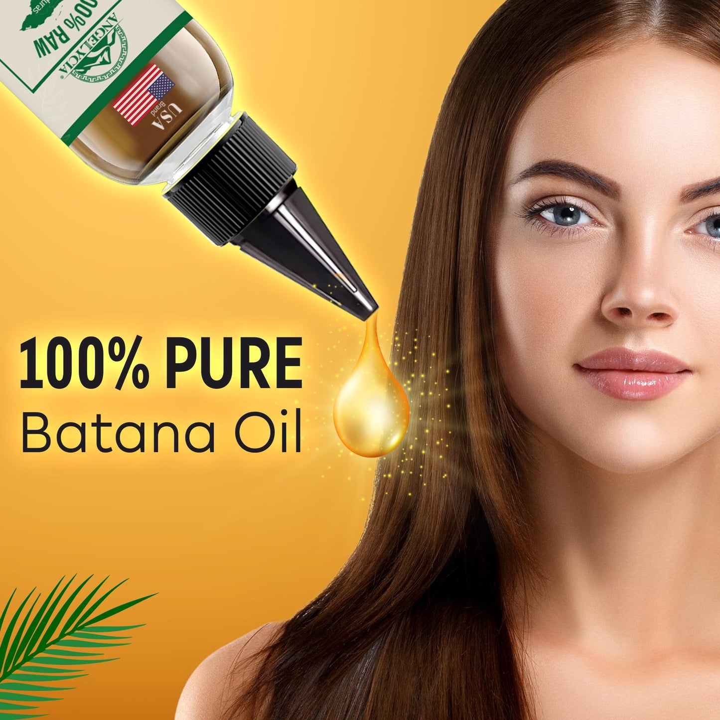 100% Organic Raw Batana Oil from Honduras for Growth, Nourishing & Strengthening All Hair Types | Dr. Sebi Hair Mask - Prevent Loss