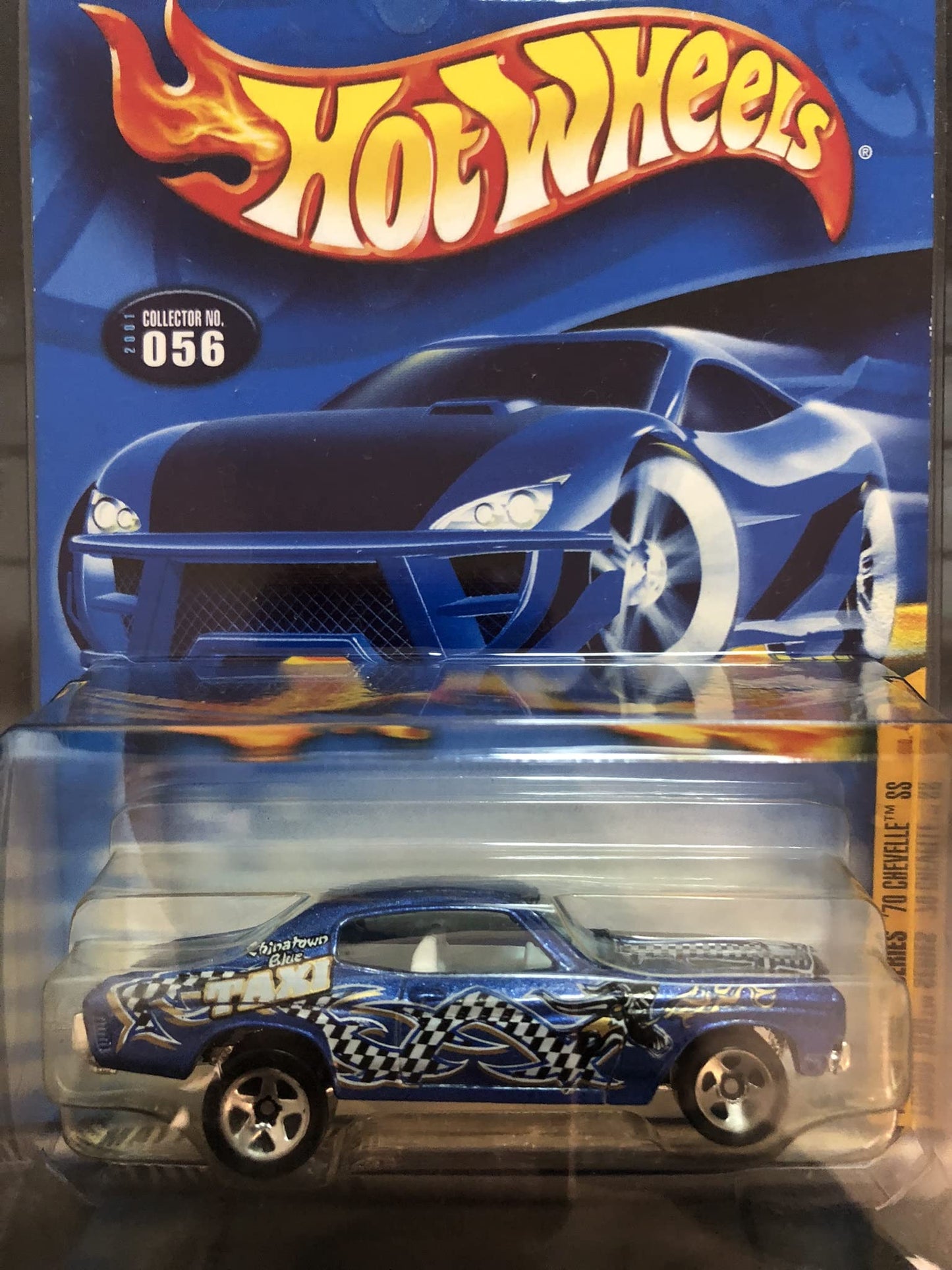Hot Wheels 2001-056 Turbo Taxi Series '70 Chevelle Ss 4 /4 1:64 Scale