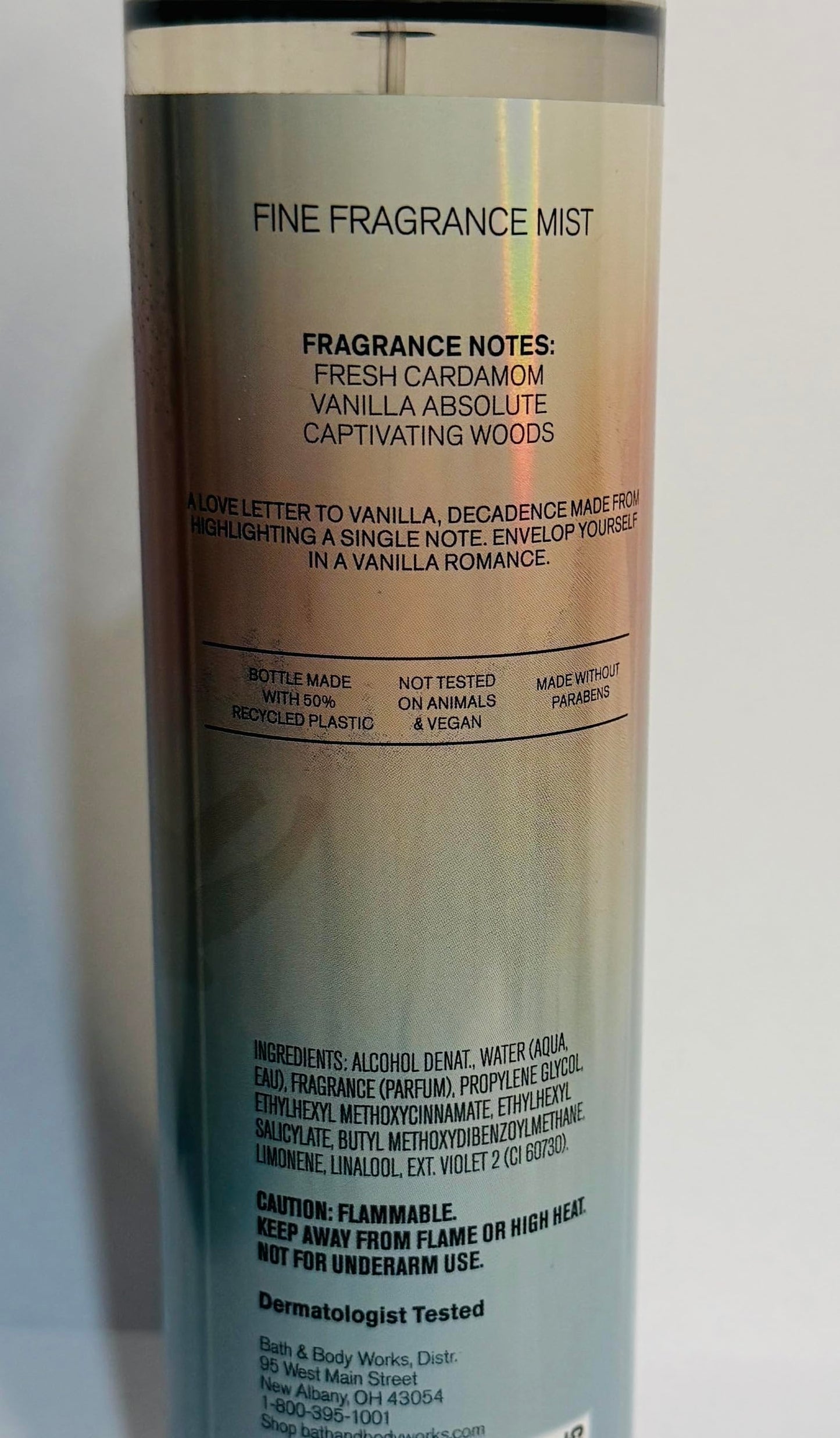 Bath & Body Works Vanilla Romance Fine Fragrance Mist 8 Ounces
