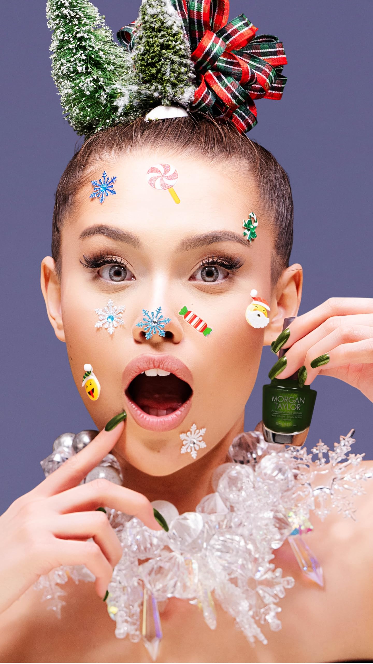 Morgan Taylor Winter 2023 Collection (Bad To The Bow), Professional Lacquer, Fast-Drying, Long-Lasting, 0.5 ounce. Beauty & Personal Care Morgan Taylor