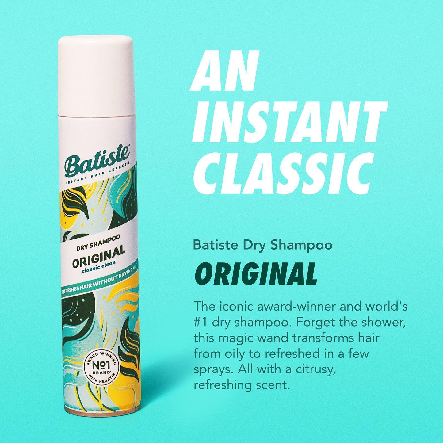 Batiste Dry Shampoo, Original Fragrance 162g/5.71 oz Beauty and Personal Care Batiste