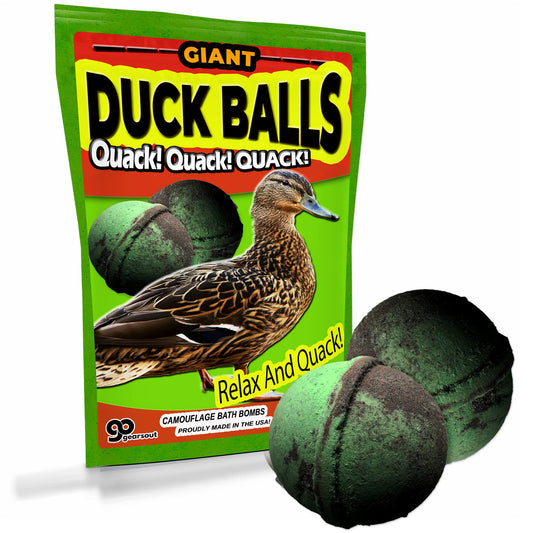 Giant Duck Balls Bath Time Adventure Kit - Funny Gift for Hunters - Duck Hunting Gifts for Men - Stocking Stuffer, Hilarious Gag Gift, Adult Gift…