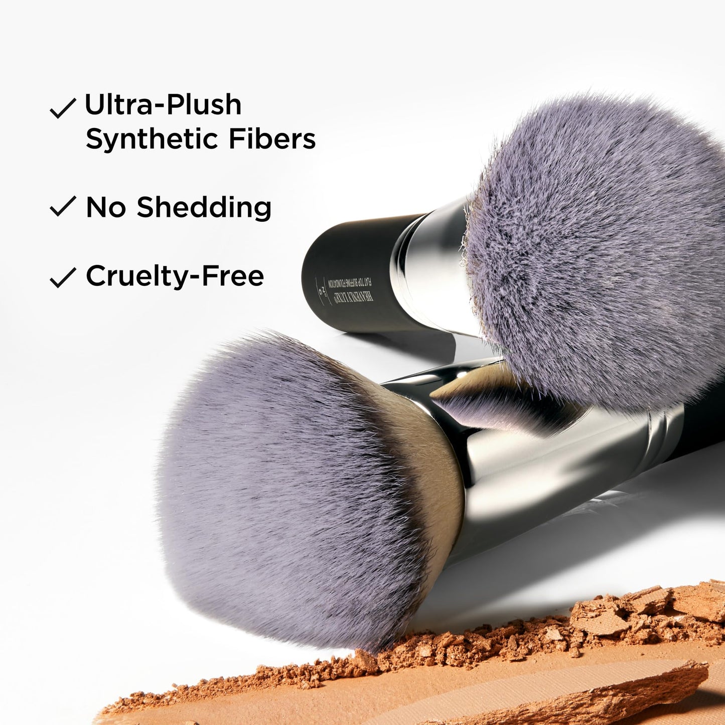IT Cosmetics Heavenly Luxe Flat Top Buffing Foundation Brush #6 - Foundation Brush for Liquid Makeup & Foundation Powder - Makeup Brush