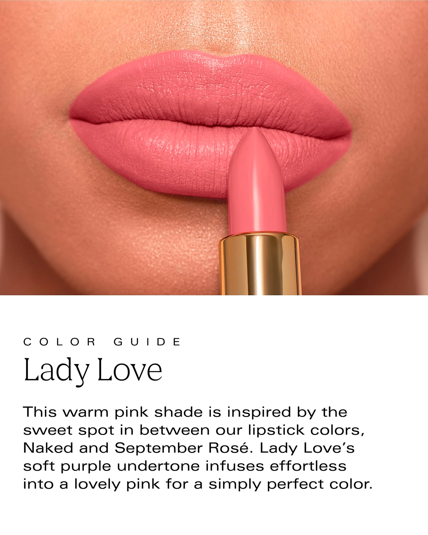 PDL Cosmetics by Patricia De León | High Powered Lipstick (Lady Love) | Intensely Colored Nude Pink Matte Finish Lipsticks | Long Lasting Hydrating
