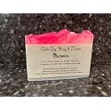 Suds By Stacy and More Plumeria Homemade Soap Bar (One 4 oz bar) cold processed with fragrance oils