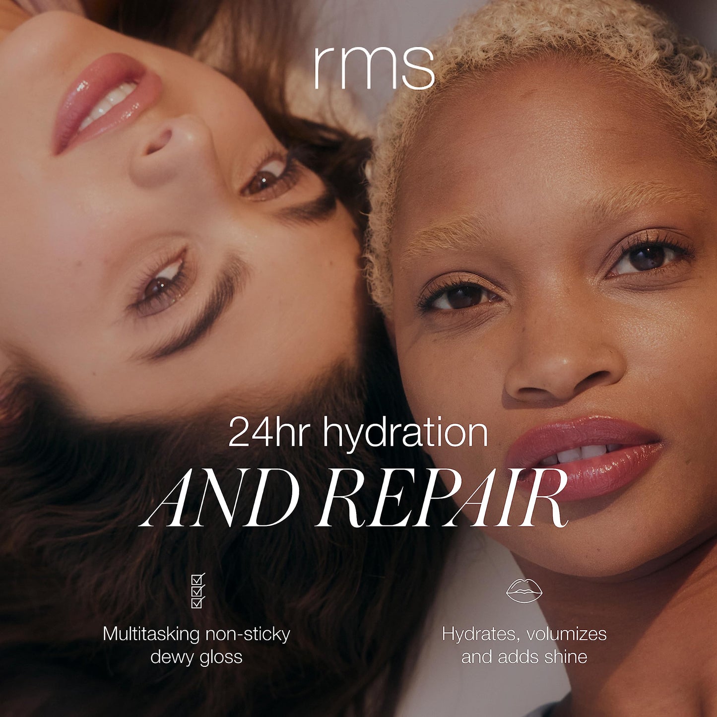RMS Beauty Liplights Cream Lip Gloss - Plumping Lip Balm & Tinted Lip Stain Hybrid - Hydrating Lip Plumper with Shea Butter & Jojoba Oil - 0.3 oz
