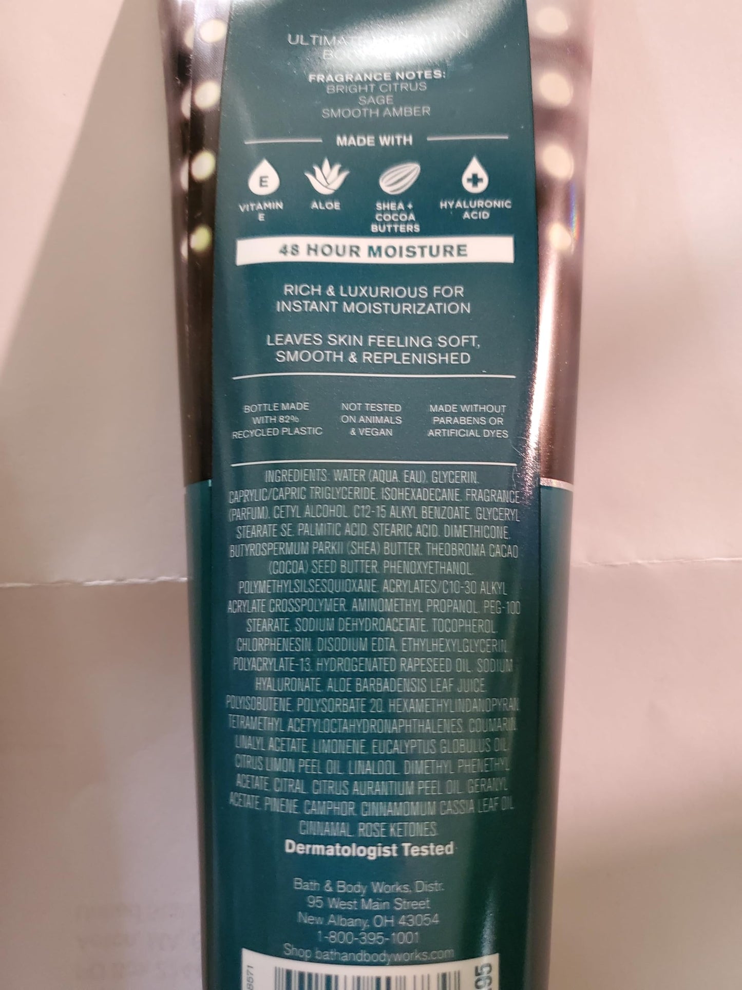 Bath & Body Works Men's Football Season Ultimate Hydration Body Cream 8 Ounces Pack of 2