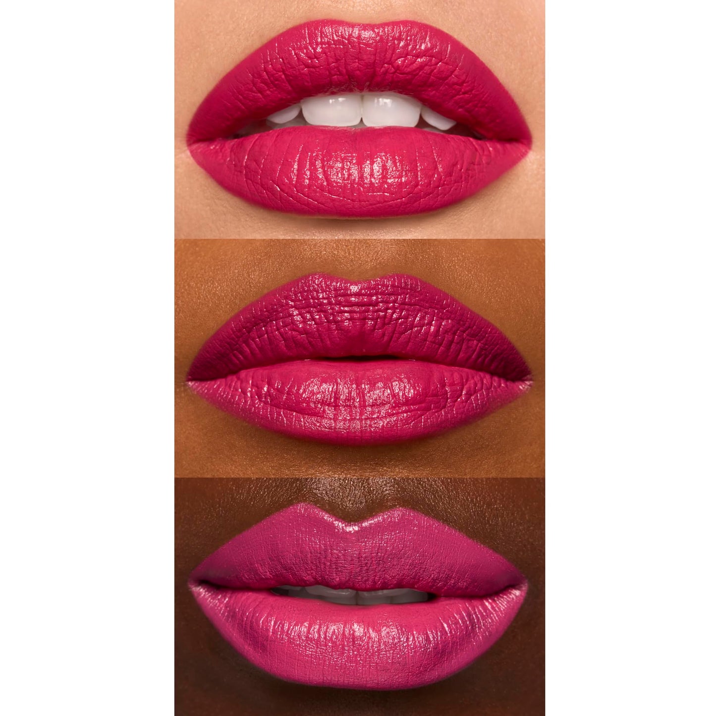 e.l.f. O Face Satin Lipstick, Richly Pigmented, Nourishing & Long-Lasting Creamy Lipstick, Infused With Jojoba, Vegan & Cruelty-Free, Vibe Check