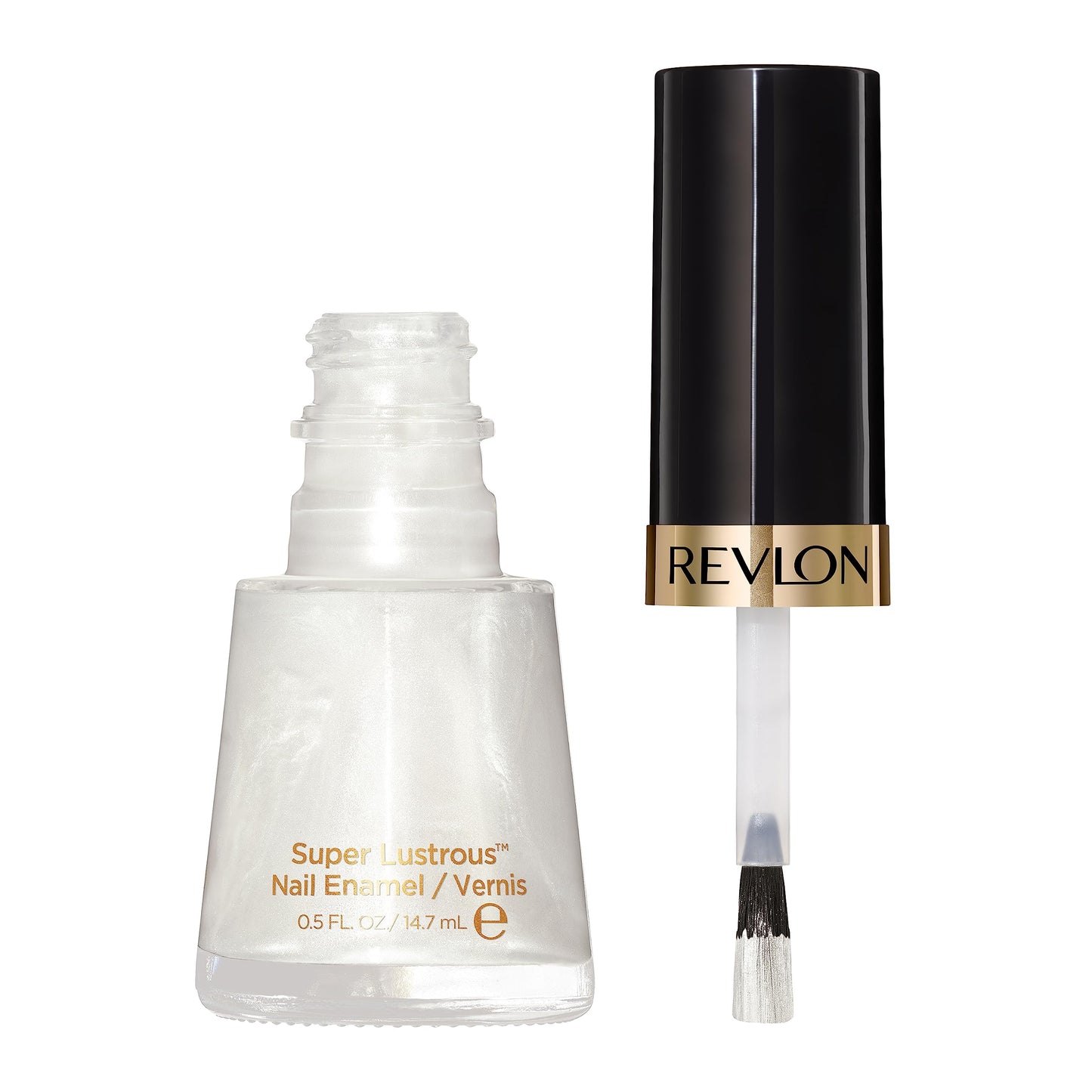 Revlon Super Lustrous Nail Polish, Chip-Resistant & Longwear Formula, High Shine Finish, 020 Pure Pearl, 0.5 fl oz