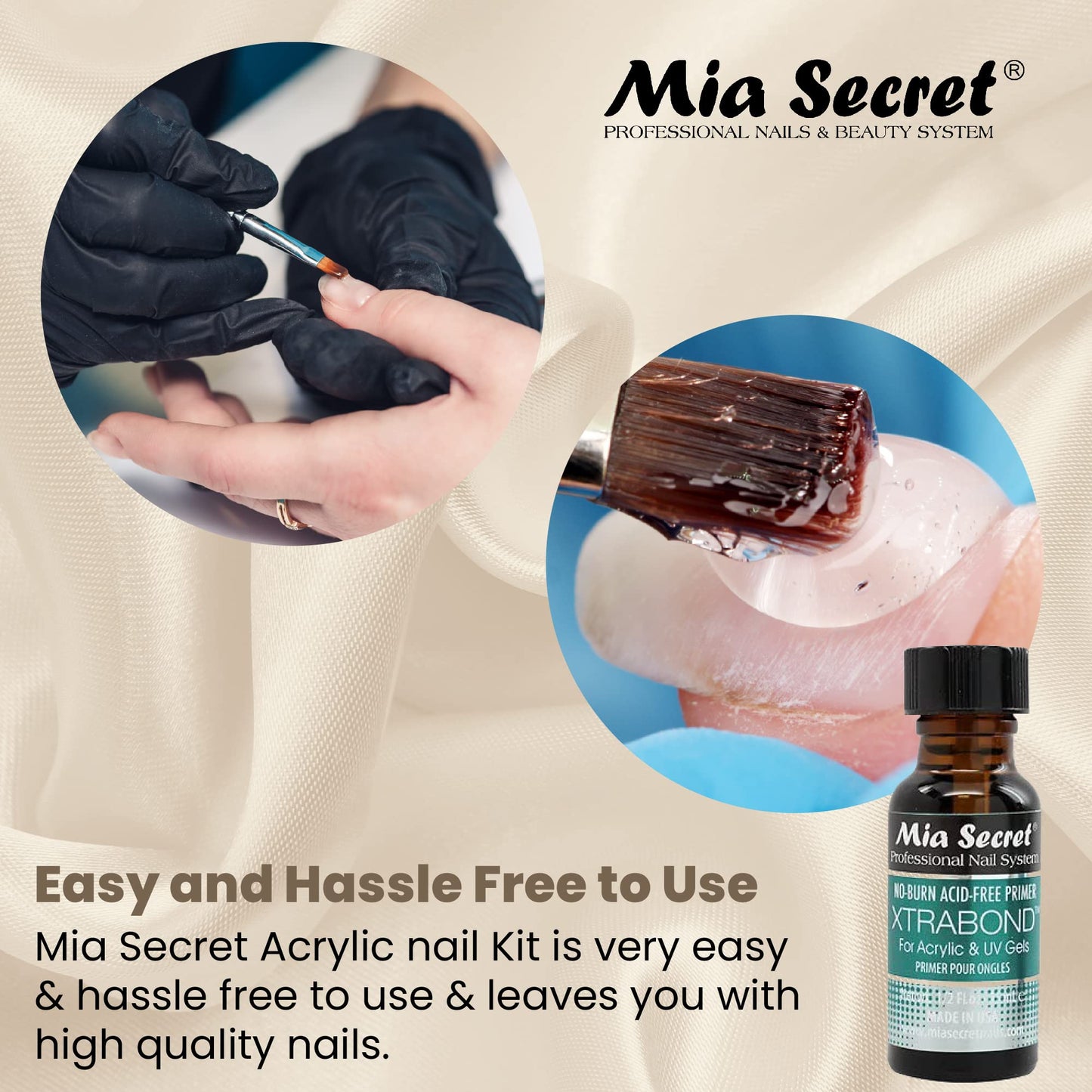 Mia Secret Acrylic Nail Kit/set For beginners - Nails Kit With Pink Acrylic Powder and Clear Acrylic Powder With Everything - Starter Kit de Uñas Beauty & Personal Care Mia Secret