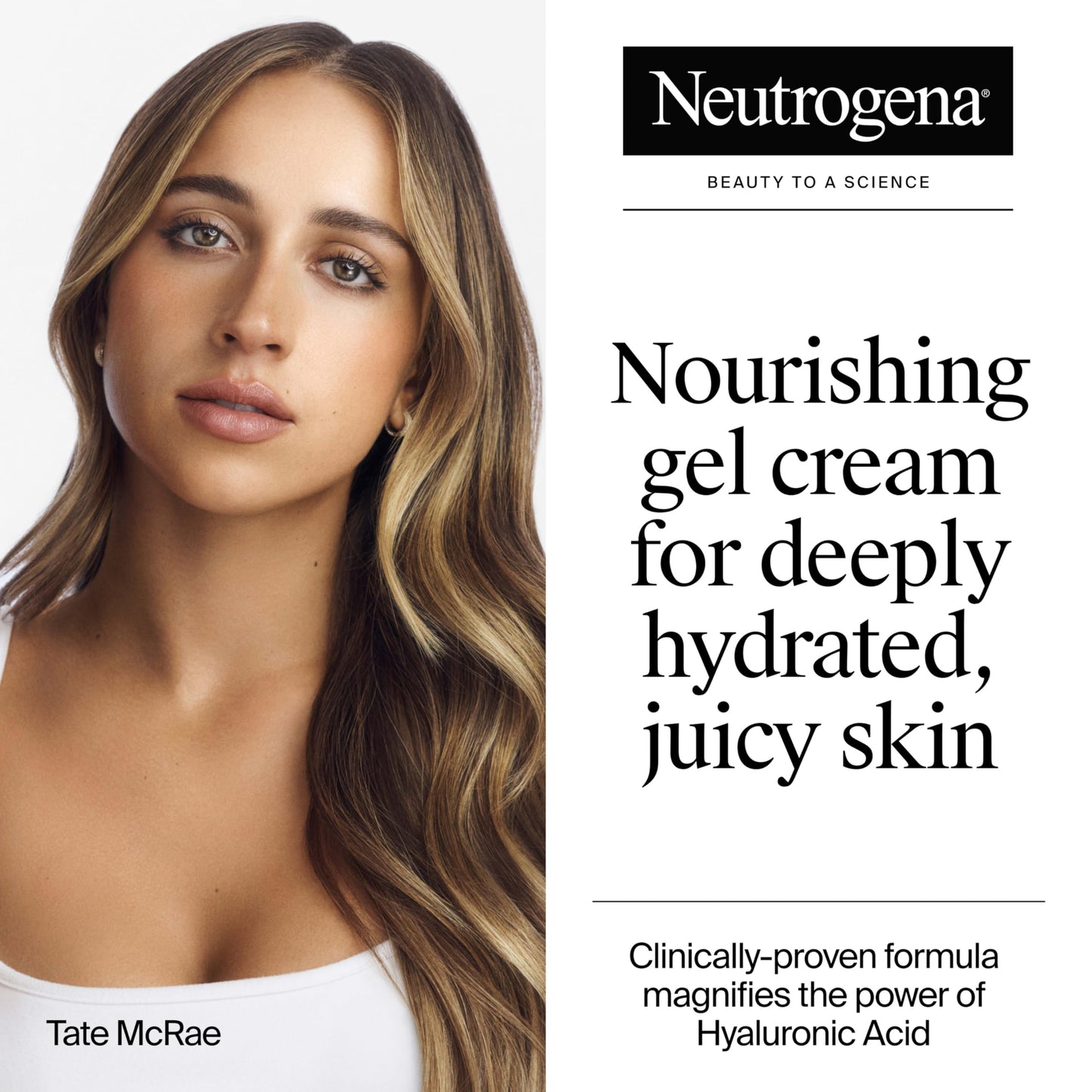 Neutrogena Hydro Boost Gel Cream Fragrance Free, Hyaluronic Acid Facial Moisturizer for Normal to Dry Skin, Lightweight Gel Moisturizer for Hydrated